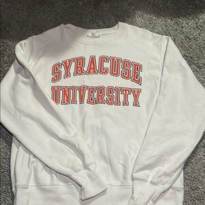 Syracuse University White Sweater